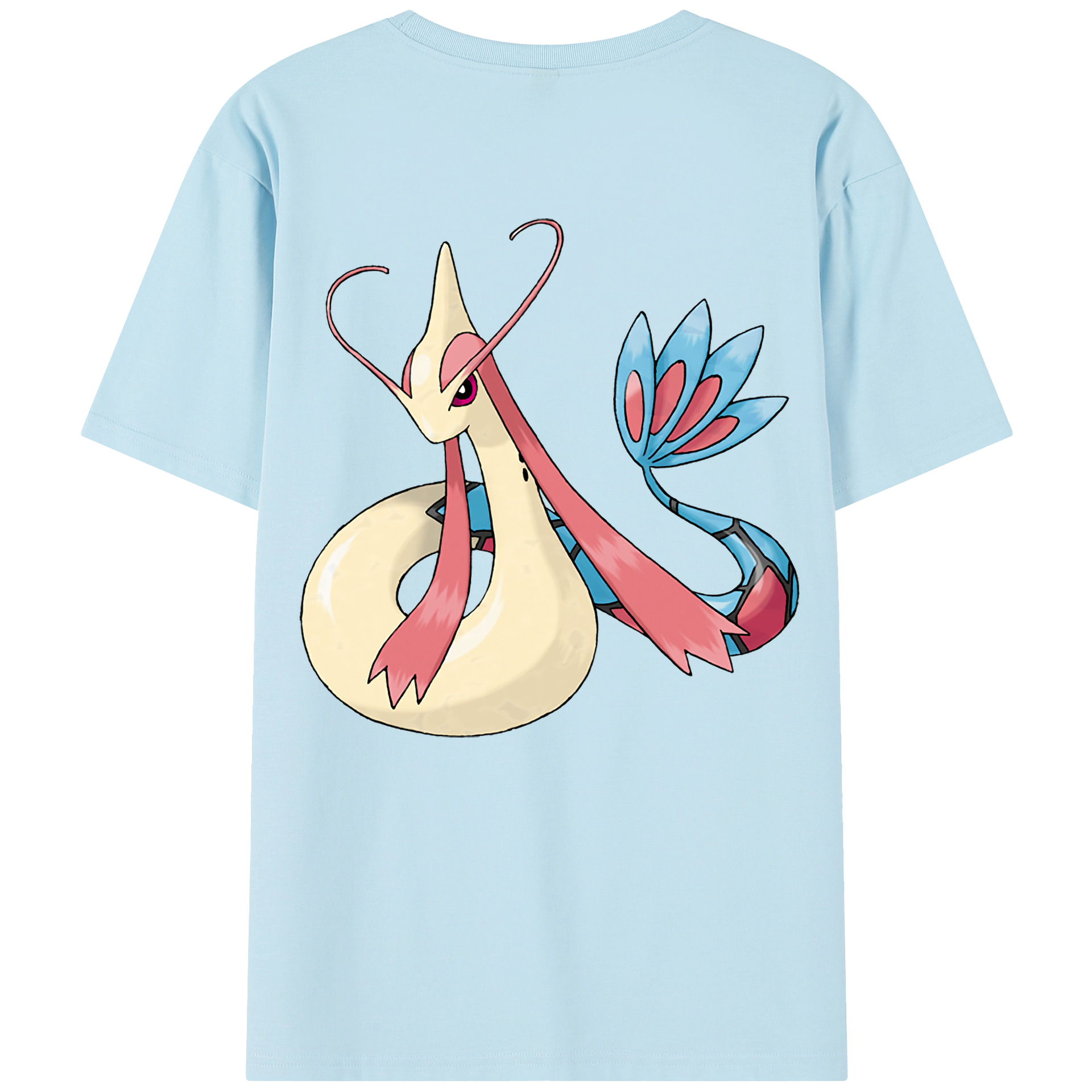 （画像用） ポケットモンスター Pokémon 綿100％半袖Tシャツ（背面プリント）